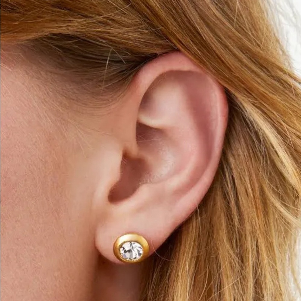 Kate Spade On The Dot Gold Stud Earrings